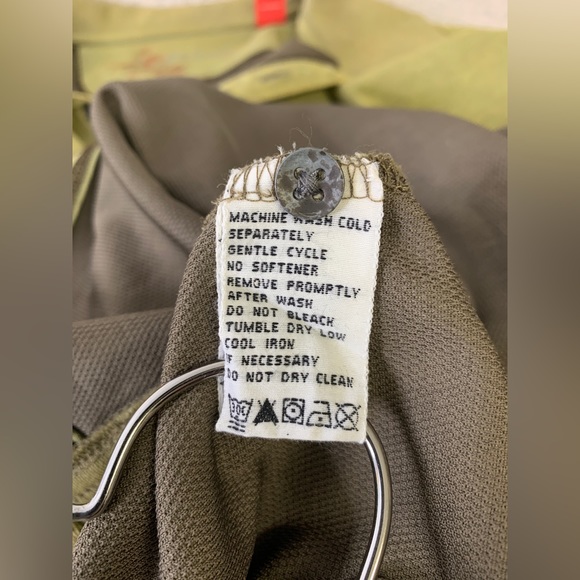 Tommy Bahama Denim Polo Shirt Short Sleeve Pima Cotton Blend Size XL Green Men’s - Picture 4 of 4